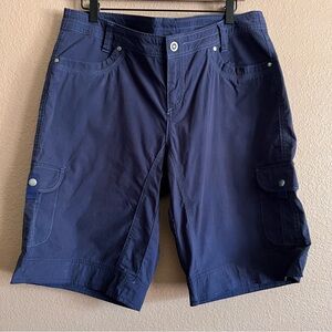 Kuhl Women's Navy Blue Cargo Shorts Size 14